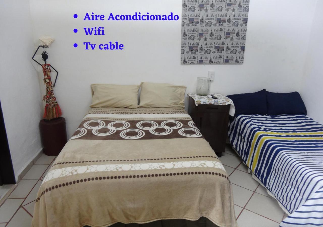 Habitaciones-Comodas-Aire-Wifi-Tv-Cerca De Playa-!!Excelente Precio II Manzanillo Luaran gambar